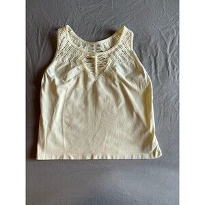 BKE stretchy crop top size xs/s cream NWOT